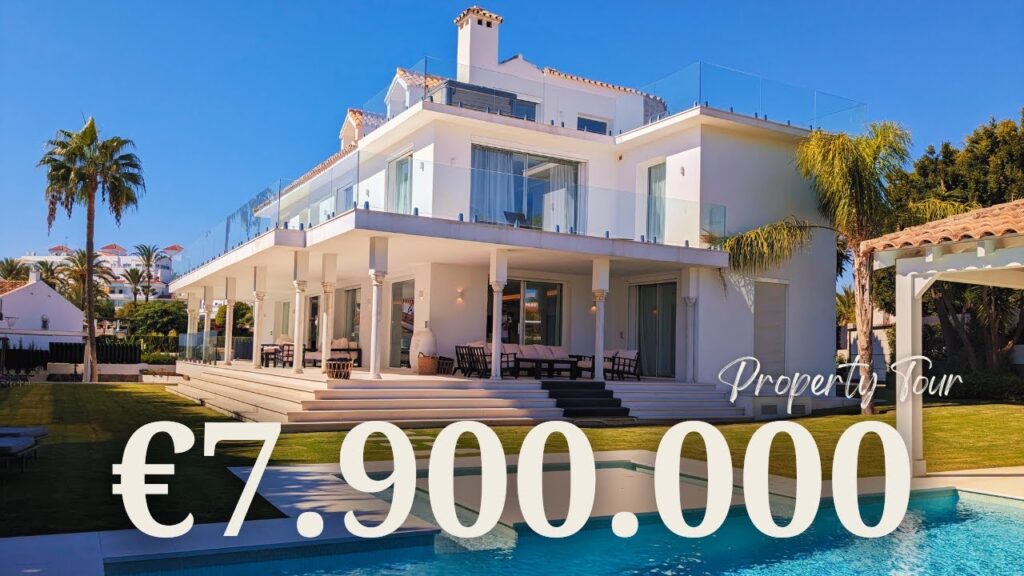 Marbella Marvel: 7.9 Million Euro Mansion with Sweeping Sea Views in Nueva Andalucía