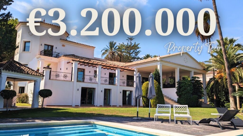 Marbella’s Finest: A Tour of a Lavish 6-Bedroom Villa with La Concha Vistas – Priced at 3.2 Million