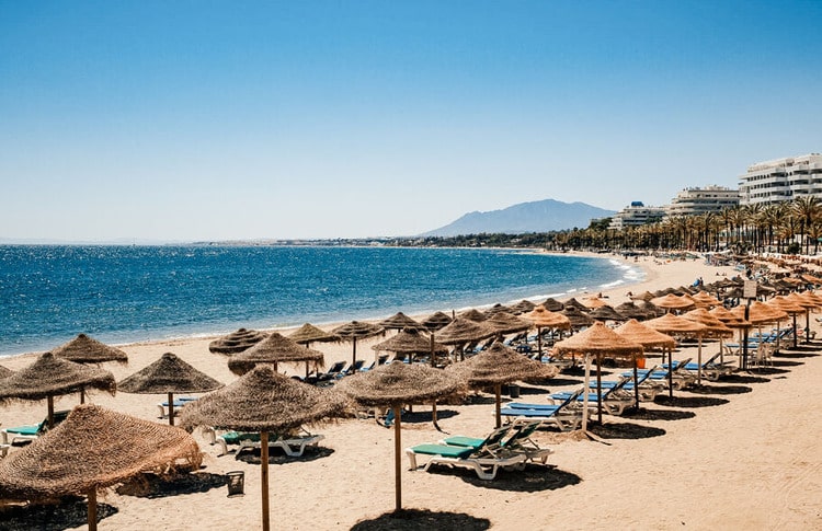 beach in marbella